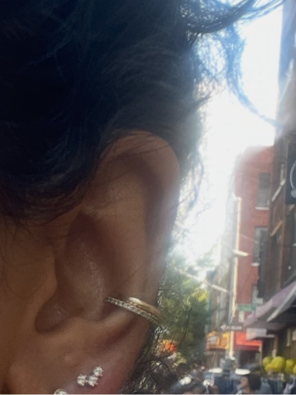 14K Gold Ear Cuff, adjustable